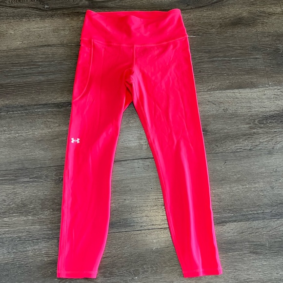 Under Armour Pants - Under Armour Athletic Bright Pink Leggings size medium